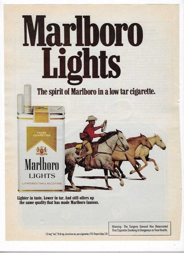 Marlboro lights 1977 sigarette - lights,