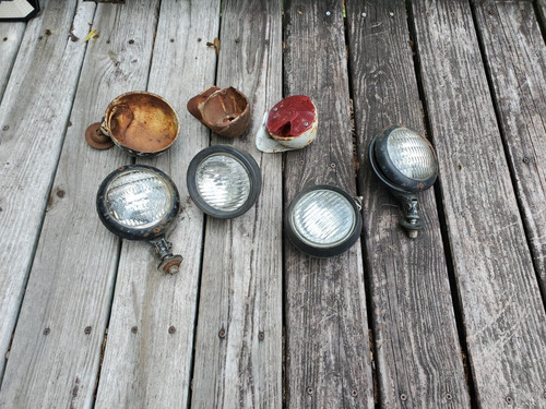 Luci trattore vintage