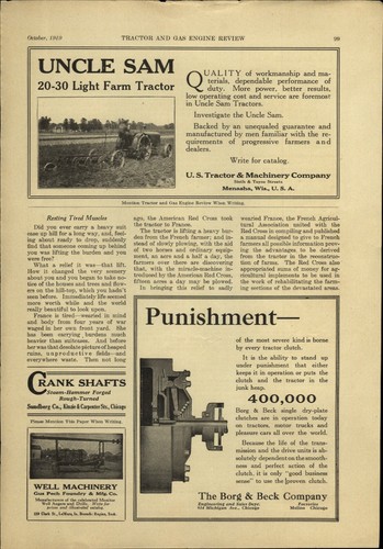 1919 carta pubblicitaria - 1919,